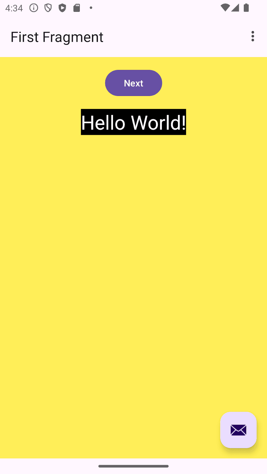 ScreenBackground color