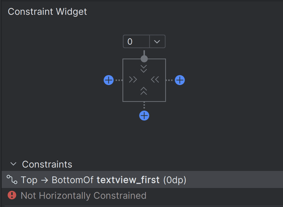 Constraint Widget