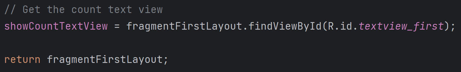 showCountTextView