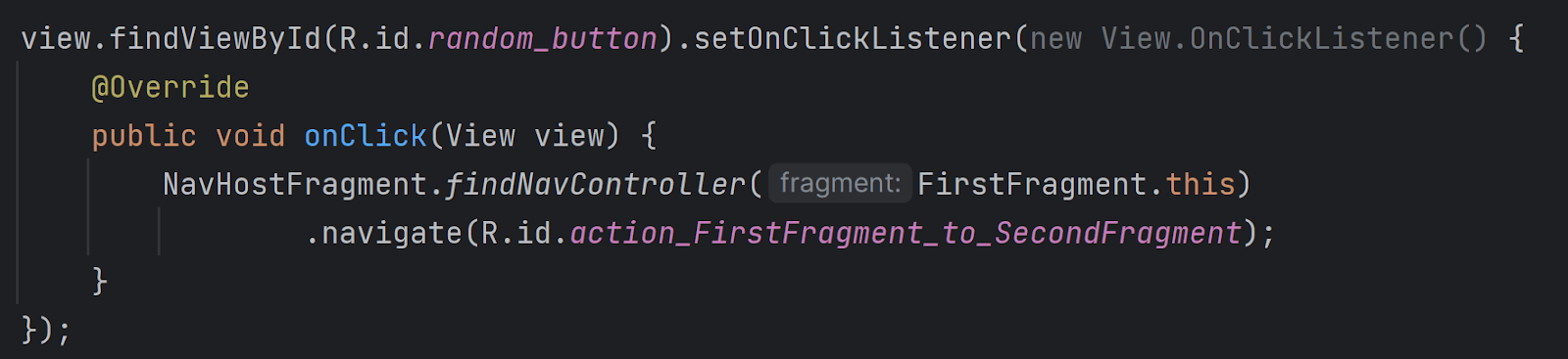 onClick