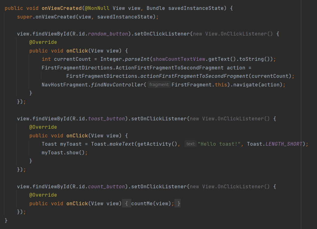The whole method with the updated code